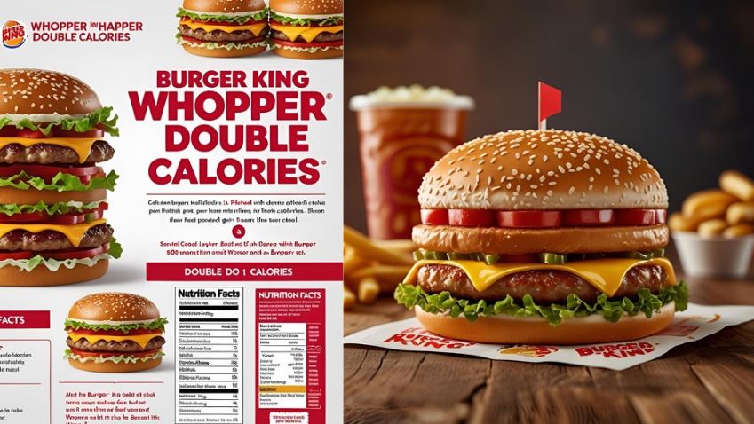 Burger King Whopper Double Calories